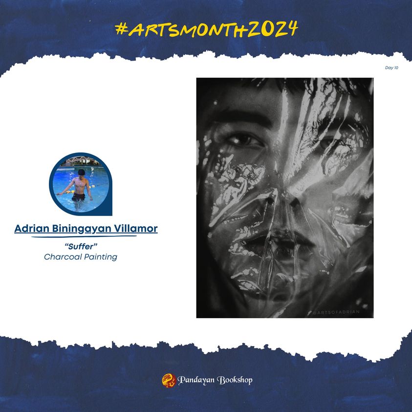 #ArtsMonth2024: SUFFER Charcoal Painting